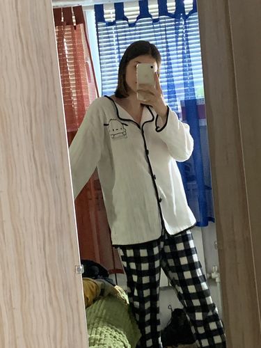 Customer photo review of Kawaii Pochacco Flannel PJ Sleepwear