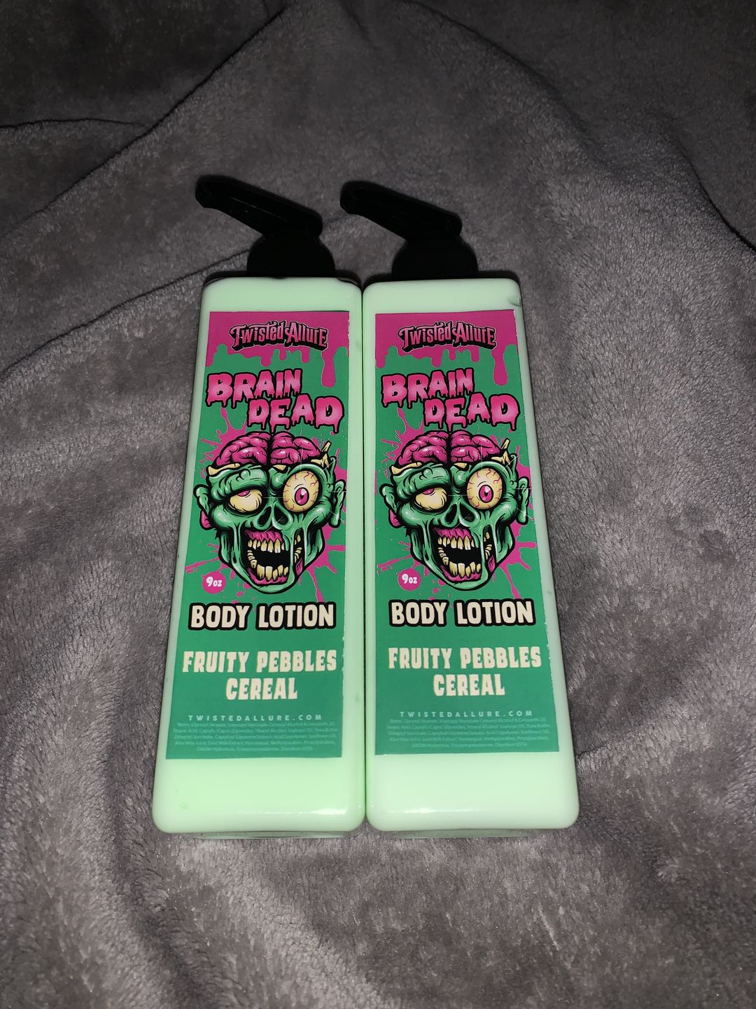 Customer photo review of Brain Dead Body Lotion (Fruity Pebbles Cereal)