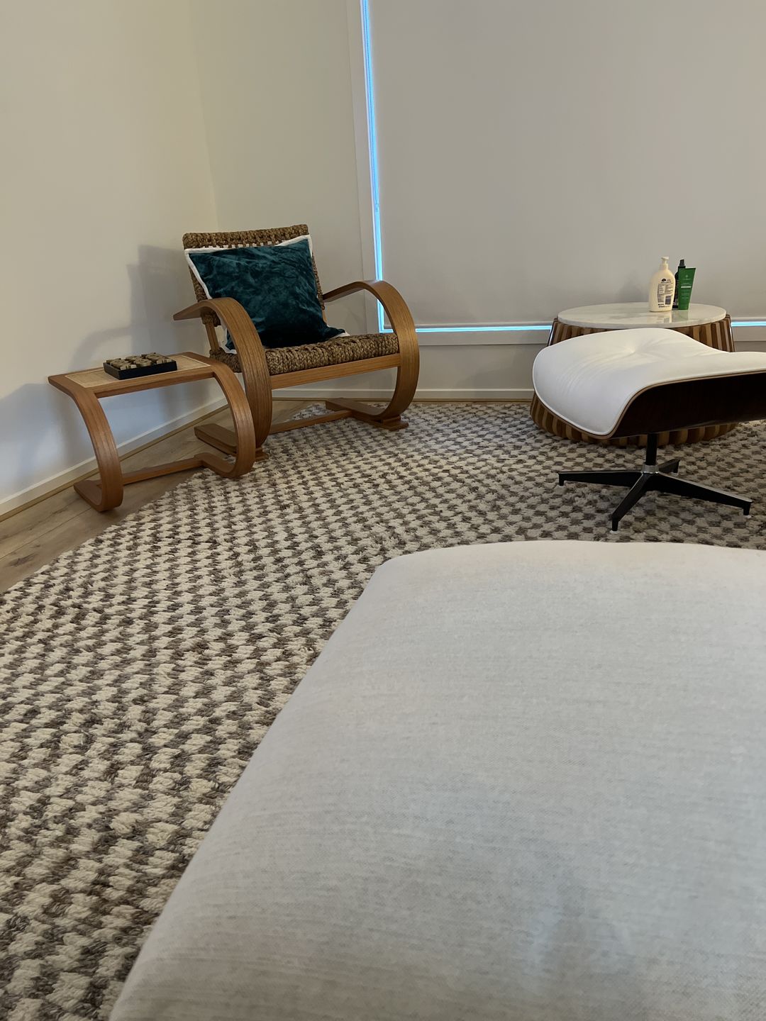 Customer photo review of Parisian Side Table | Rattan Woven