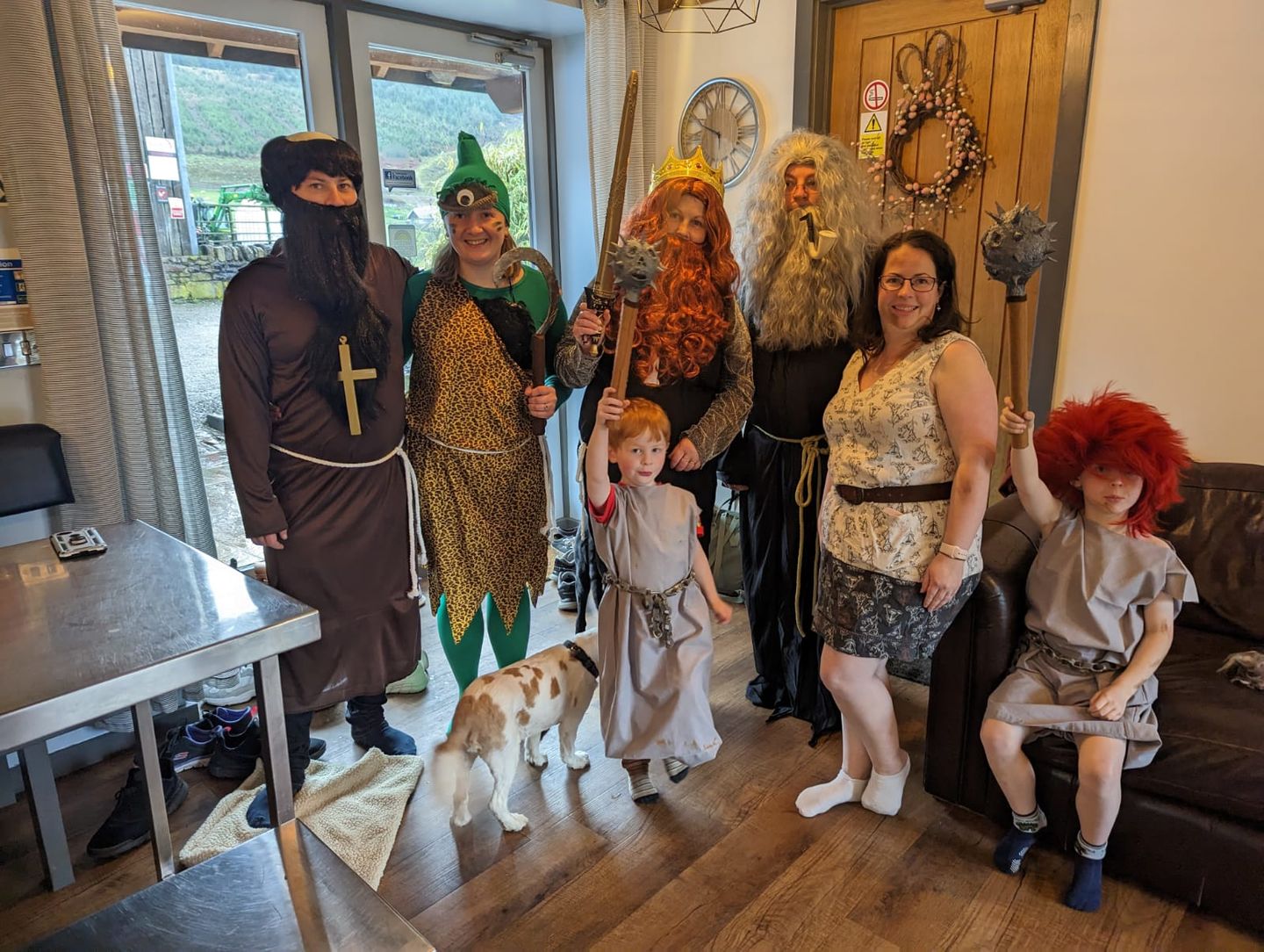 Customer photo review of Fantasy Medieval Themed Murder Mystery Host Your Own Game Kit