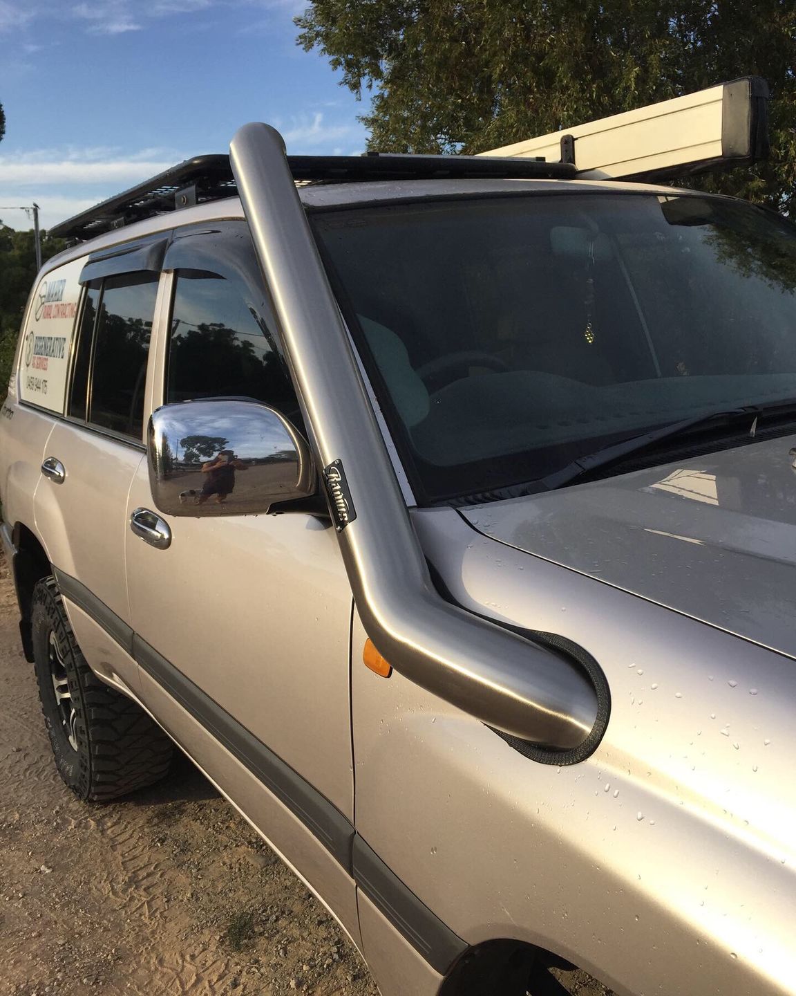 Customer photo review of 105 Series Landcruiser Snorkel