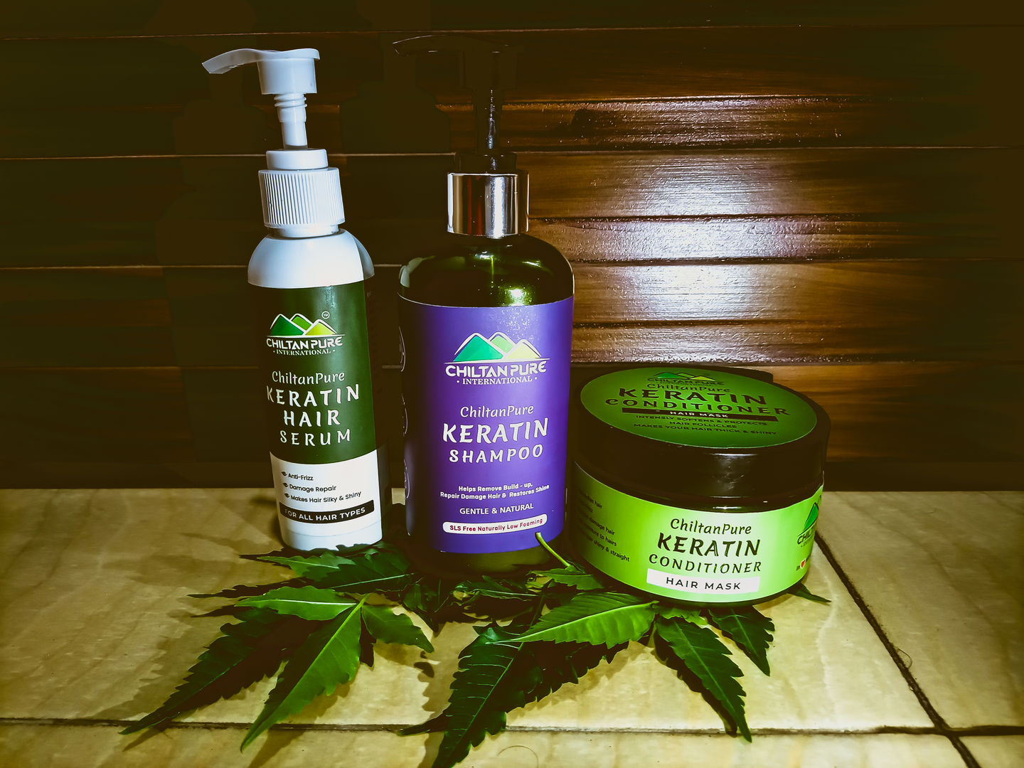 Customer photo review of Keratin Hair Range Kit - Reduce Frizziness, Repair Damaged Hair, Makes Hair Healthy & Shiny