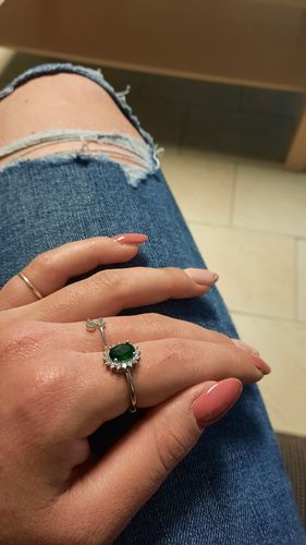 Customer photo review of Anello kate verde