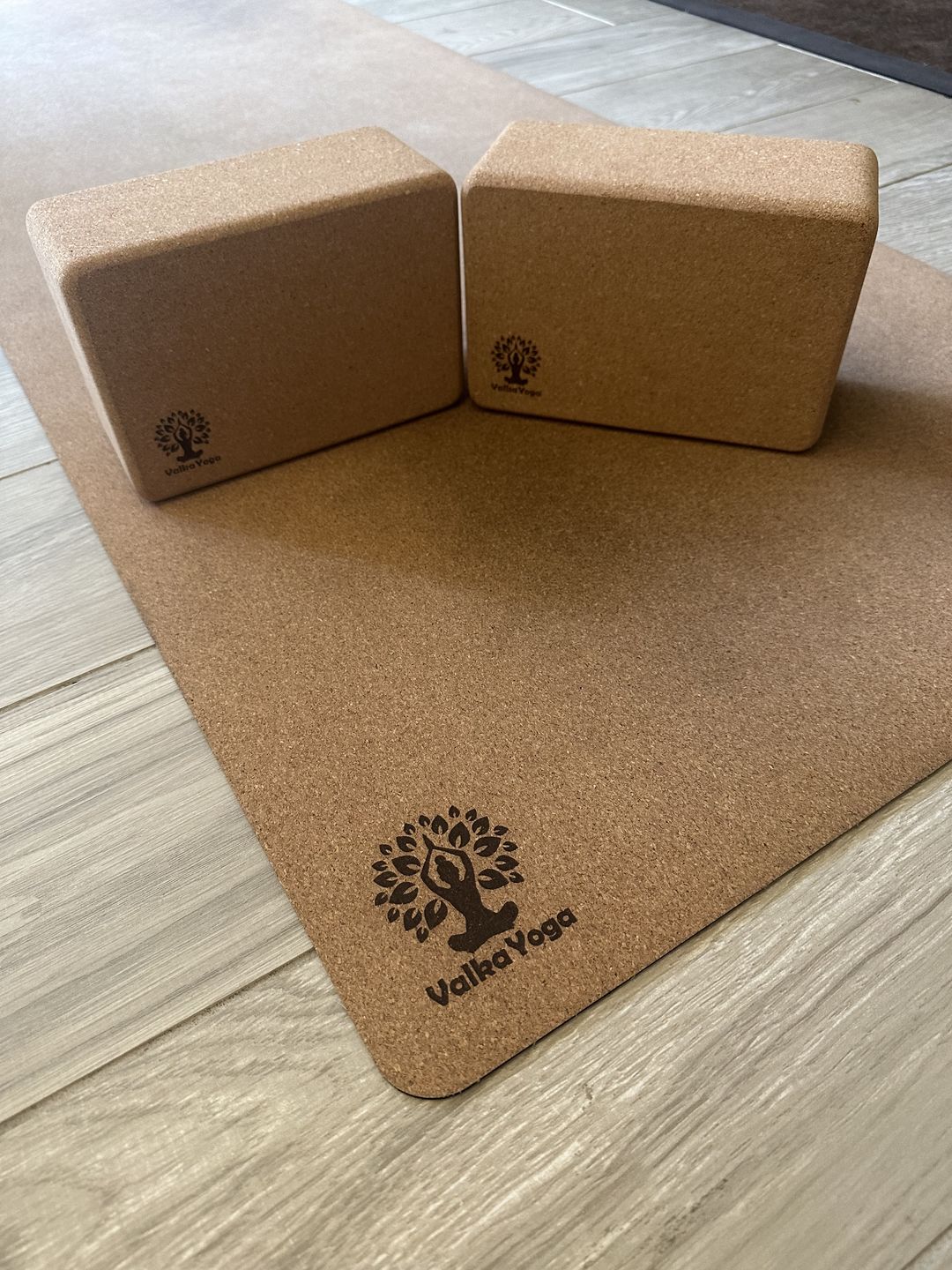 Customer photo review of Cork Yoga Brick