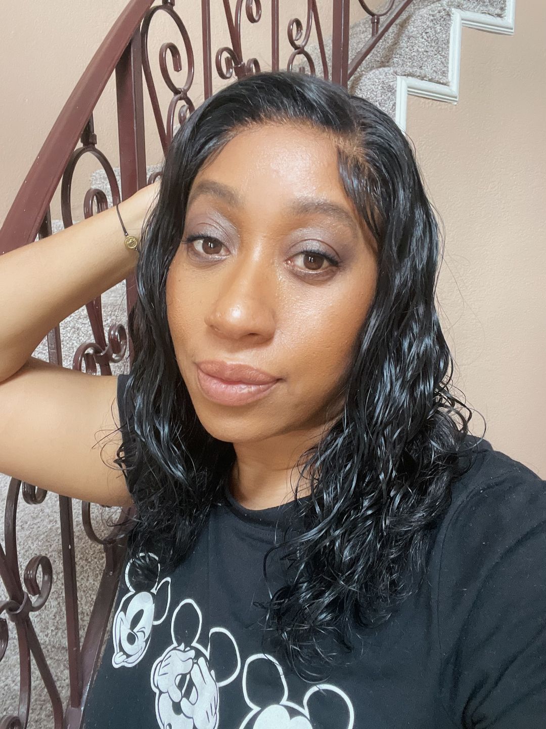 Customer photo review of Raw Indian Straight Hair