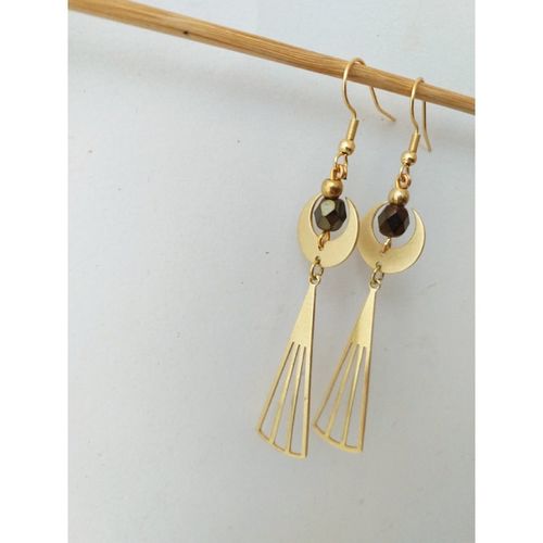 Customer photo review of Brass Moon Charms - Moon Shaped Raw Brass Connector with 2 Holes - Jewelry Supplies - 14x0.8mm - PP1187
