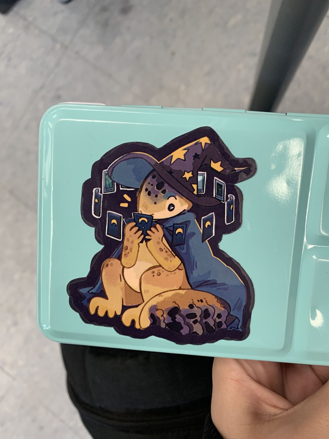 Customer photo review of Lizard Wizard Stickers!