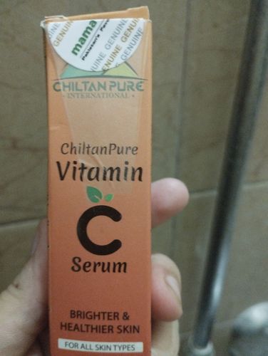 Customer photo review of Vitamin C Serum 🍊 for Face -Best for Reducing Wrinkles, lines & Dark Circles also Promotes Shiny and Healthier Skin