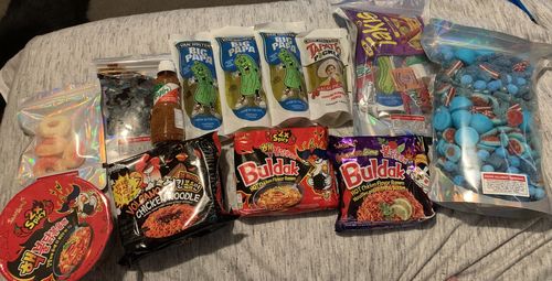 Customer photo review of Takis Chamoy Pickle Kit