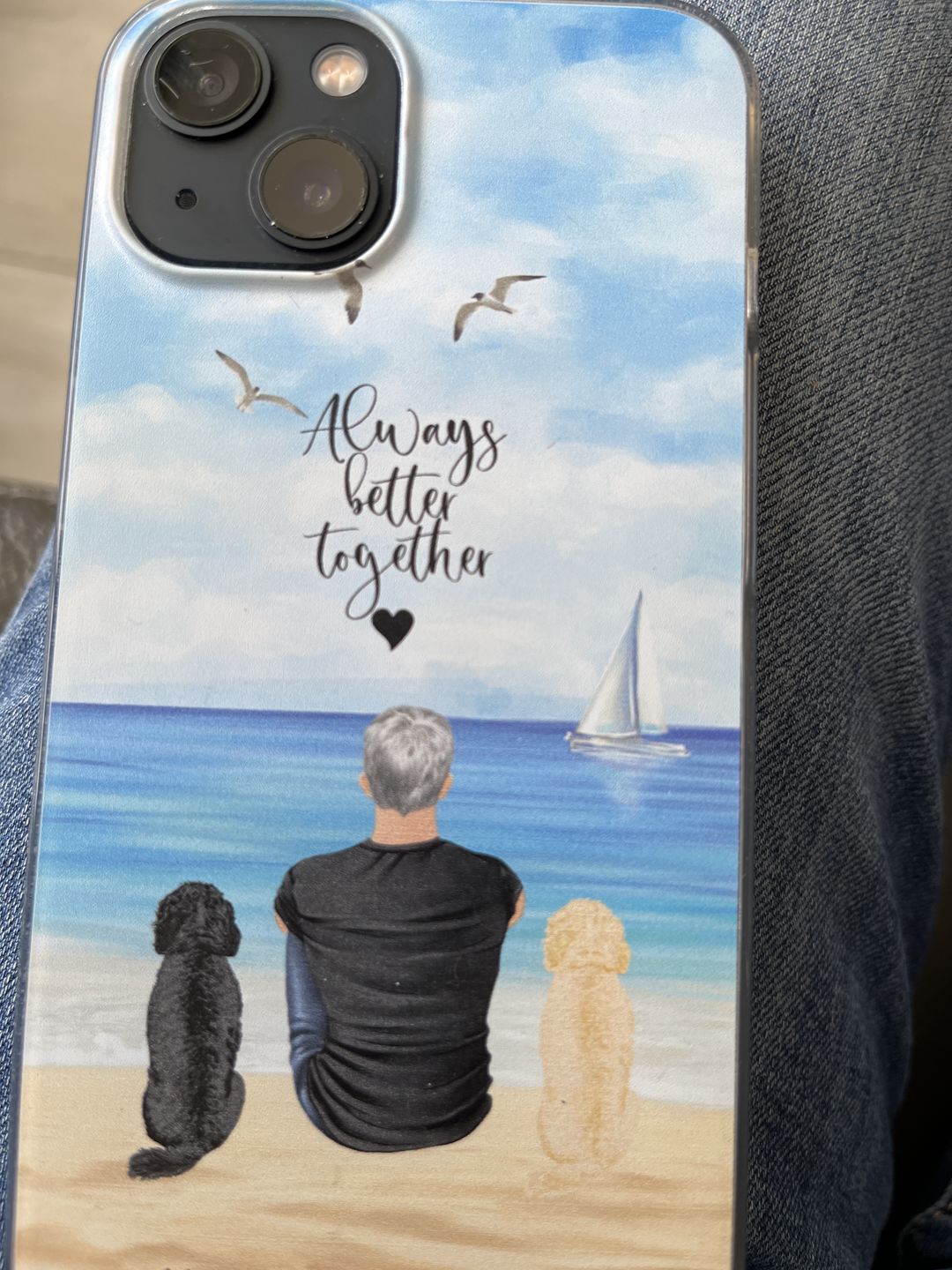 Customer photo review of Onderweg met huisdier - Gepersonaliseerd Telefoonhoesje