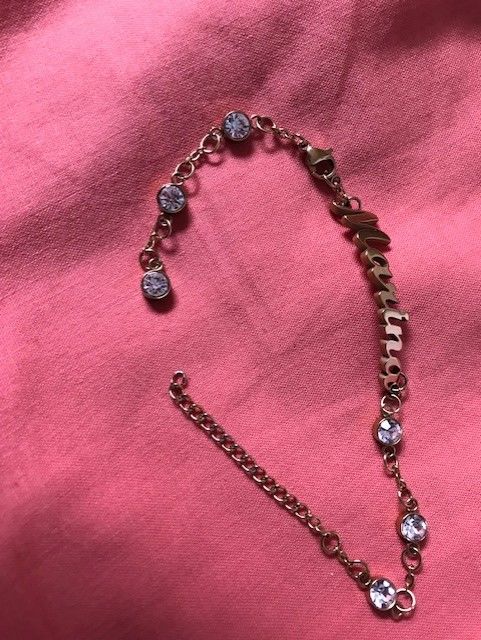 Customer photo review of Bracelet Personnalisé avec Crystal