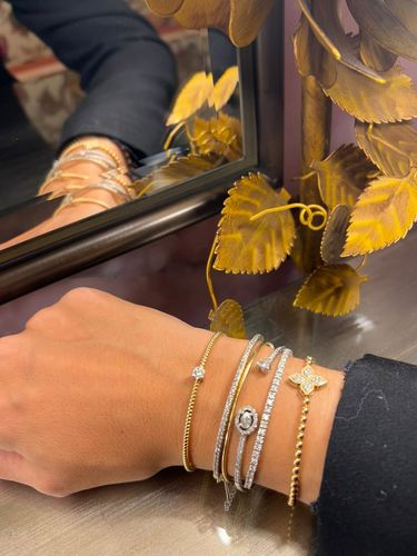 Customer photo review of Diamond Tennis Bracelet