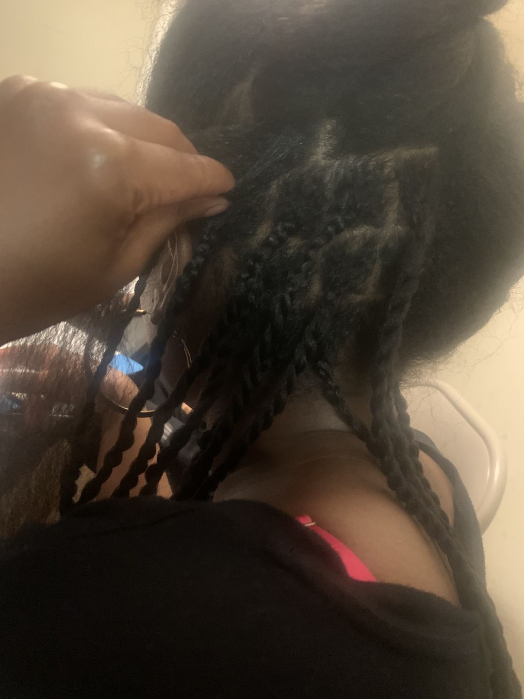 Customer photo review of Honey & Watermelon Infusion - Ultimate Moisture Leave-in Conditioner