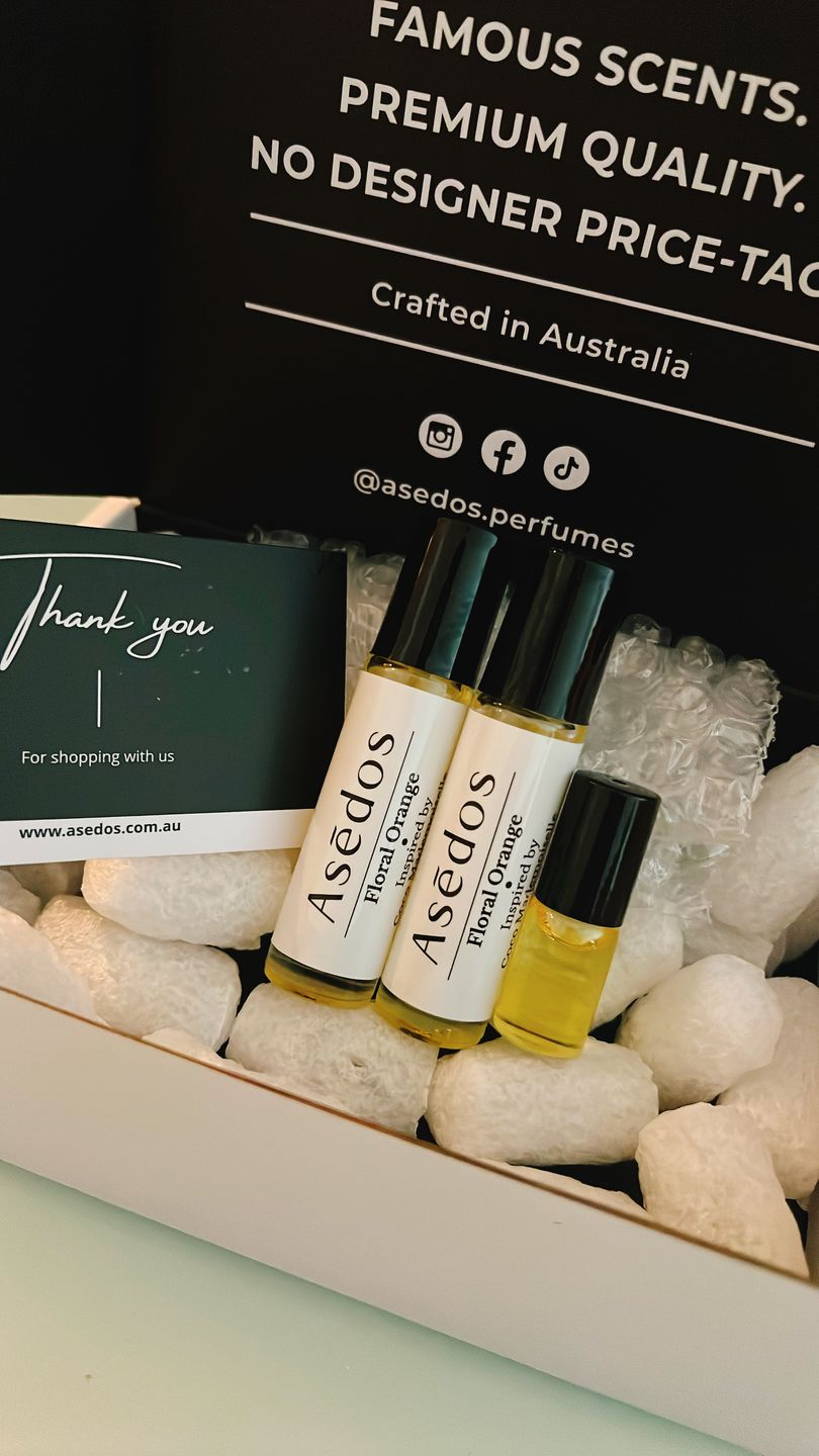 Customer photo review of FLORAL ORANGE PERFUME OIL