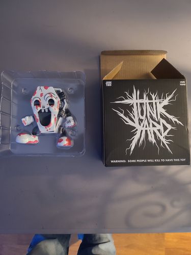 Customer photo review of I'm Already Dead Blood Splatter Edition by UVD Toys x Junk Yard IamRetro Exclusive