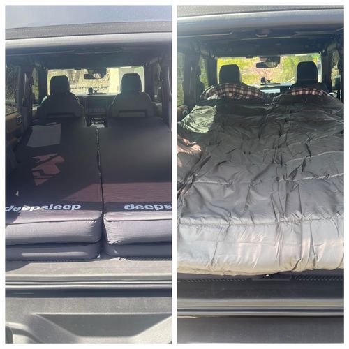 Customer photo review of deepsleep Solo Mat for 4Dr Ford Bronco