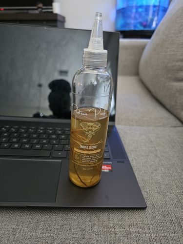 Customer photo review of India’s Secret Ancient Ayurvedic Hair Follicle Elixir (4 sizes)