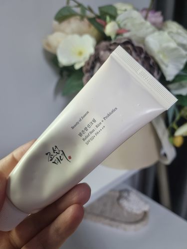 Customer photo review of BEAUTY OF JOSEON Relief Sun Rice & Probiotics SPF 50 kremas nuo saulės