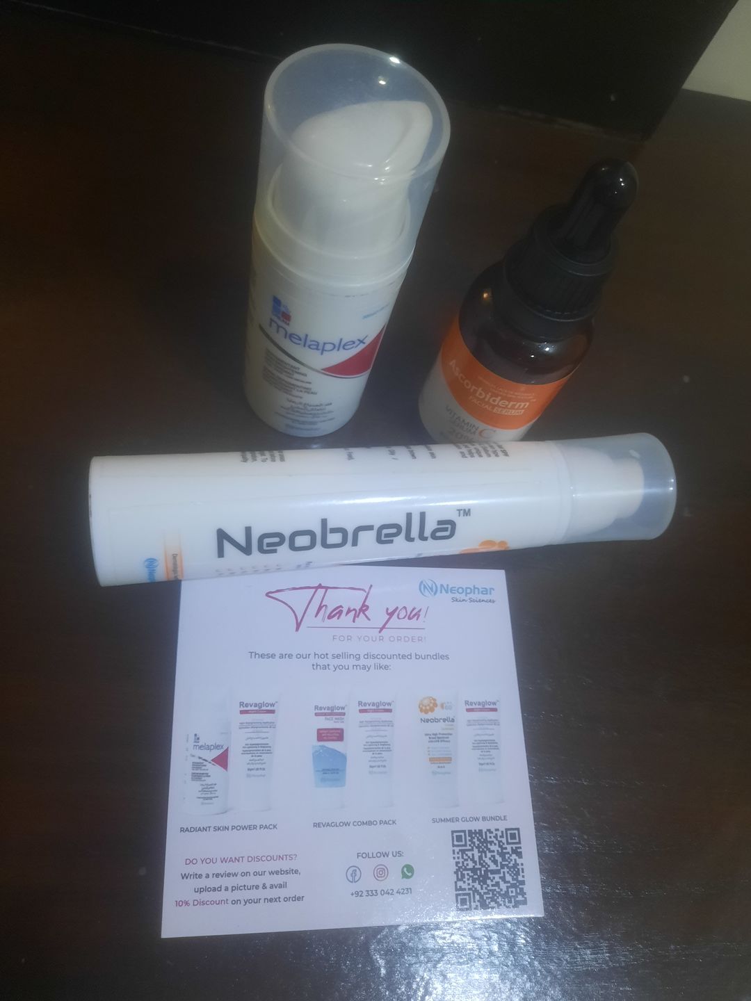 Customer photo review of Luminate Intense Skin Brightening Cream