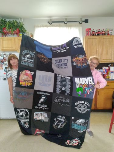 Customer photo review of T-shirt Pillows