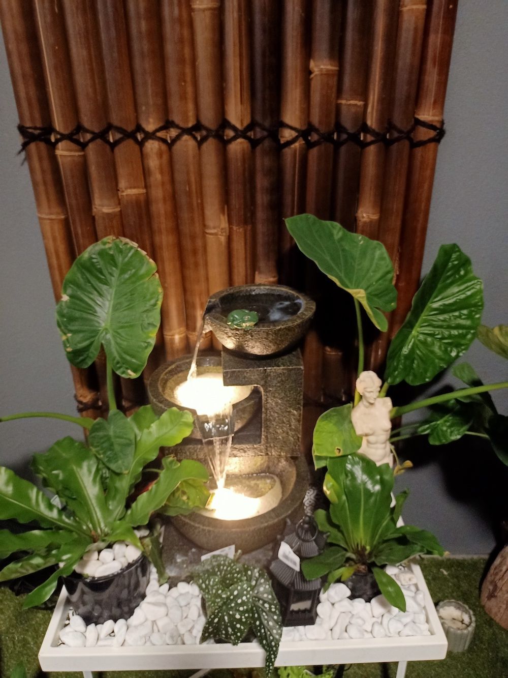 Customer photo review of Carmen 3-Tier Garden Water Feature - Best Seller