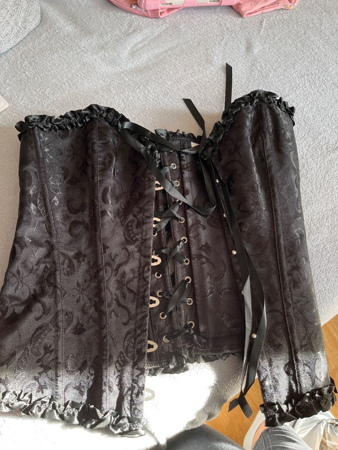 Customer photo review of Overbust Curves Steampunk corset