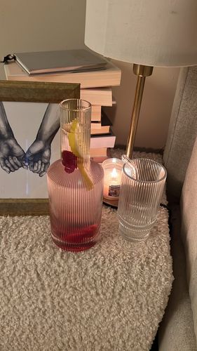 Customer photo review of RIFFLE CHAMPAGNE GLASS | PARIS