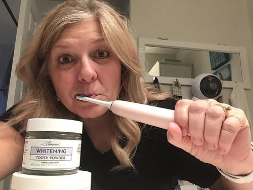 Customer photo review of SuperTeeth Dental Probiotic 60 Count