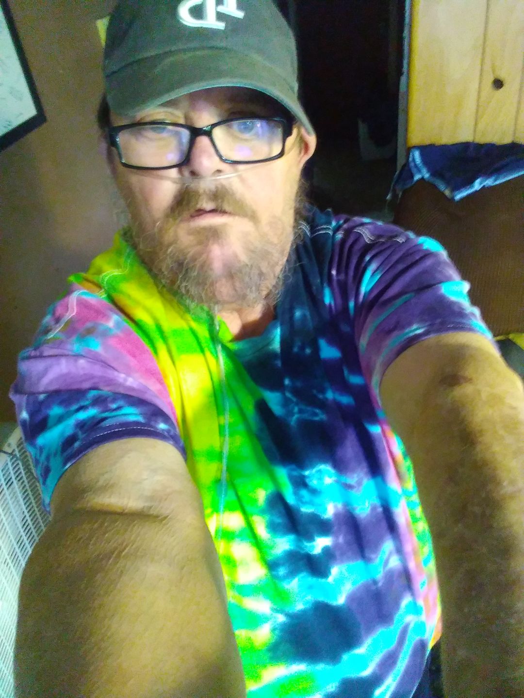 Customer photo review of Flashback Tie Dye T Shirt