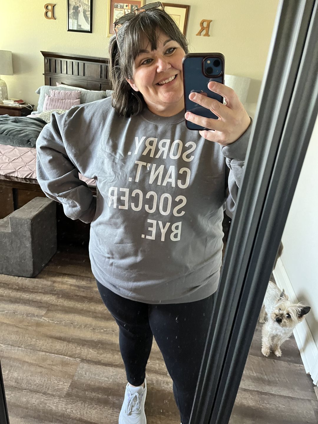 Customer photo review of Sorry Can't Soccer Bye