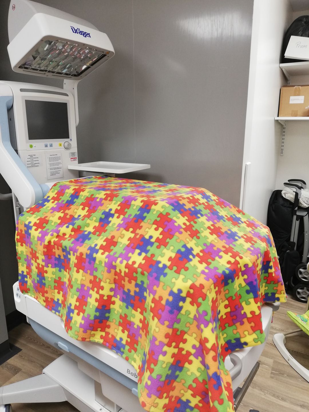 Customer photo review of Jigsaw Anti Pill Polar Fleece Fabric
