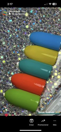 Customer photo review of Gel Aqua 15 ml Fantasy Nails