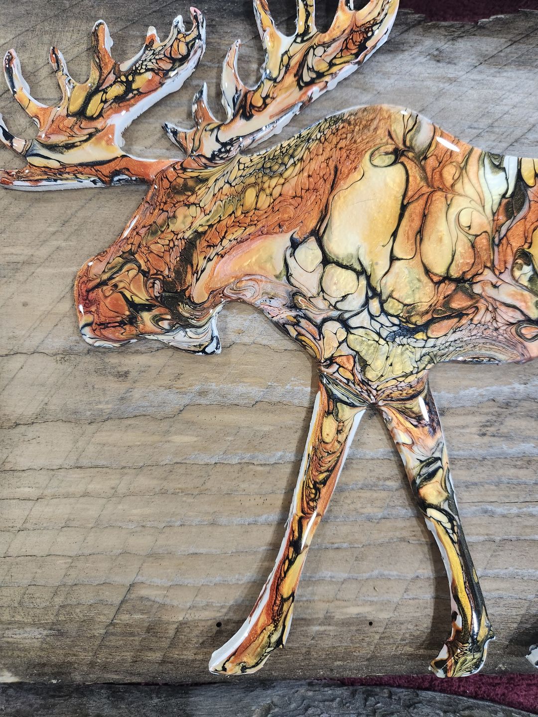 Customer photo review of Unfinished Wood Moose Shape - Animal - Craft - up to 24" DIY