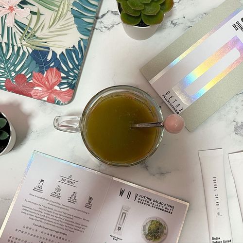Customer photo review of Detox Salad Drink Mix 7 Sachets #Allklear