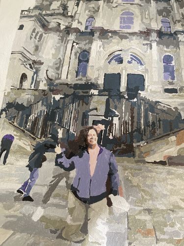 Customer photo review of Custom Paint By Numbers Kit - Upload Your Photo - Brush Set Included