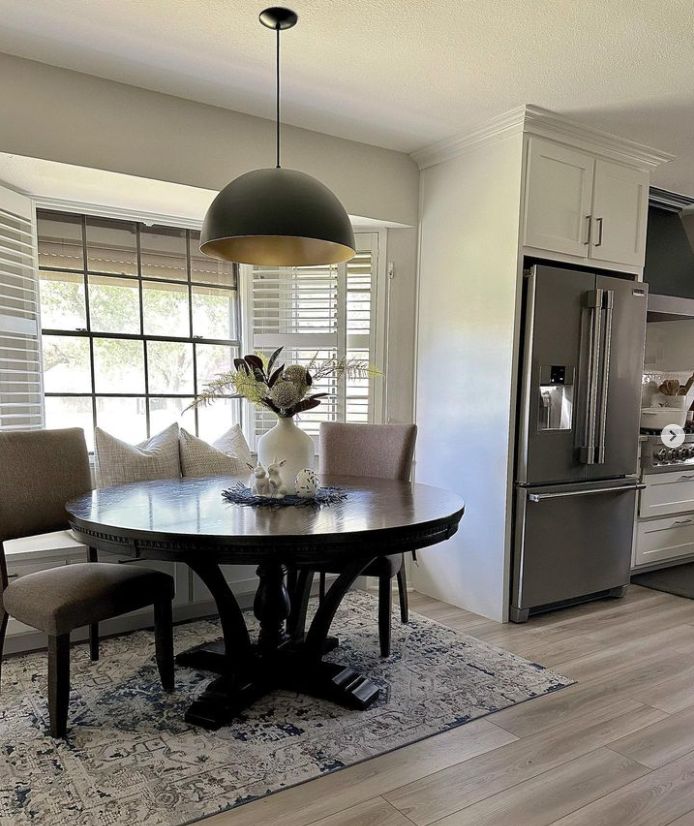 Customer photo review of Oversized Metal Dome Pendant Light