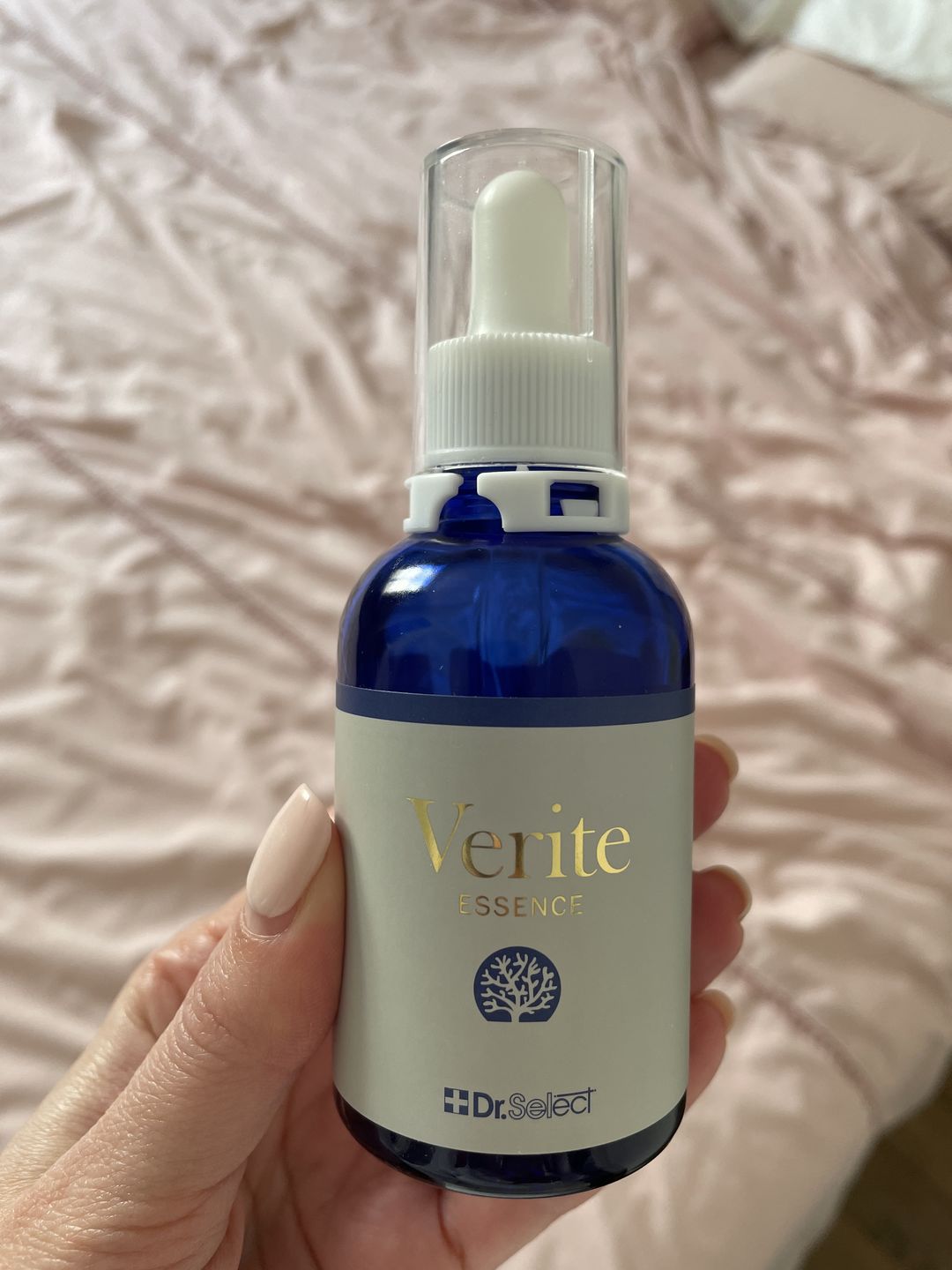 Customer photo review of Dr.Select VERITE Serum with Fucoidan Extract