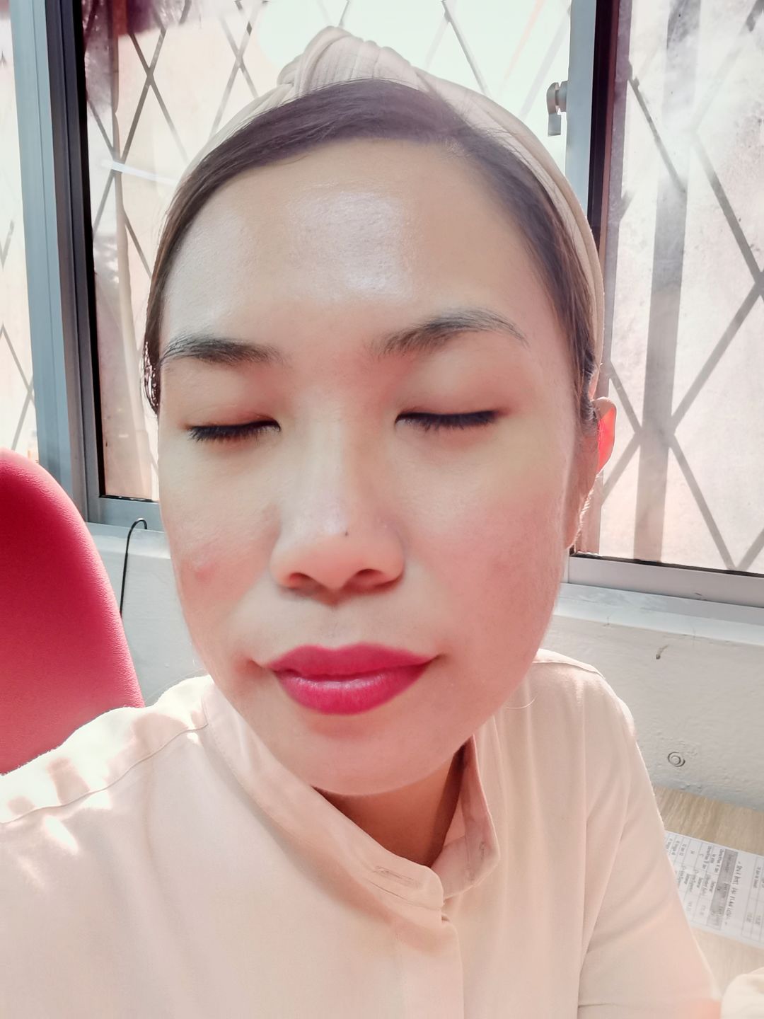 Customer photo review of Water Gel UV Sunscreen Travel
