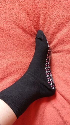 Customer photo review of Self-Heating Acupressure Socks