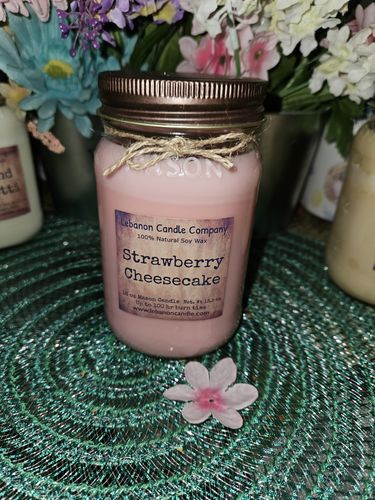 Customer photo review of Strawberry Cheesecake