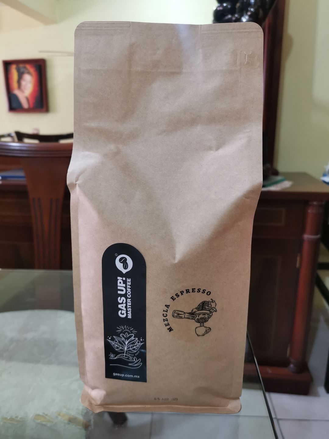 Customer photo review of Mezcla de Café Para Espresso