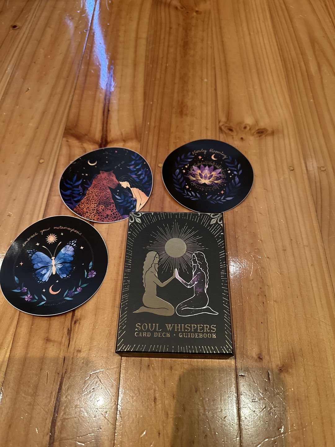 Customer photo review of Soul Whispers Card Deck