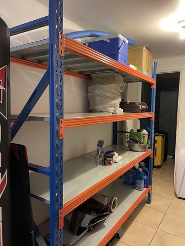 Customer photo review of Estante Metálico Rack 200x150x50cm 400kg Sin Pernos
