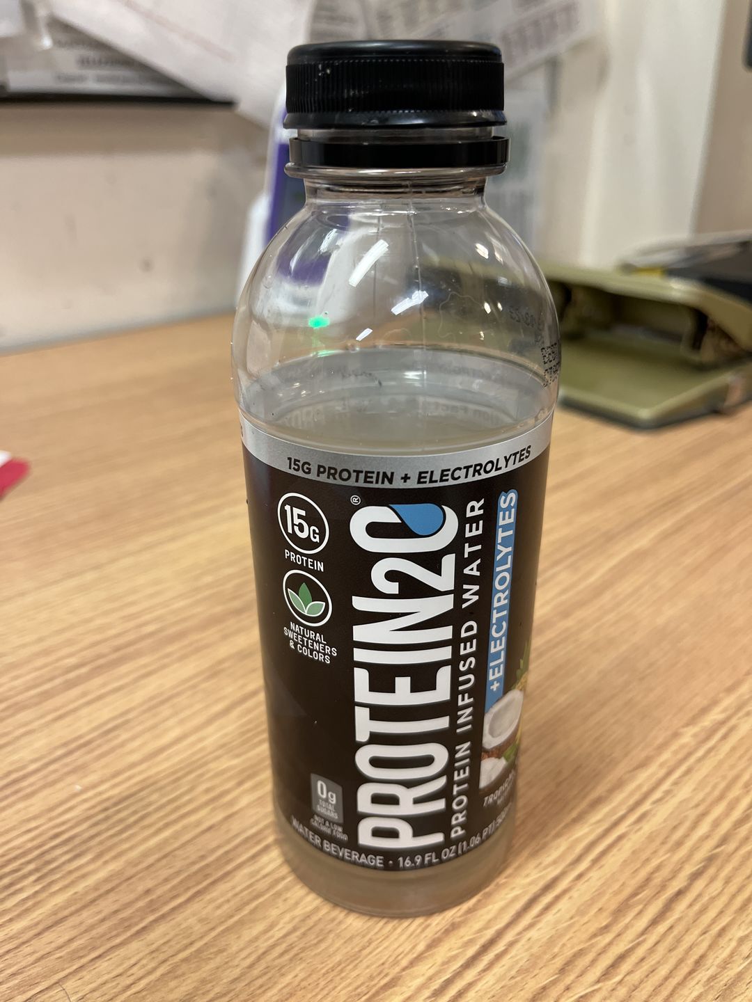 Customer photo review of Protein2o - Eau infusée protéinée + Électrolytes (500mL)