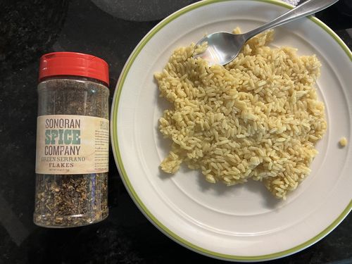 Customer photo review of Serrano Pepper Flakes