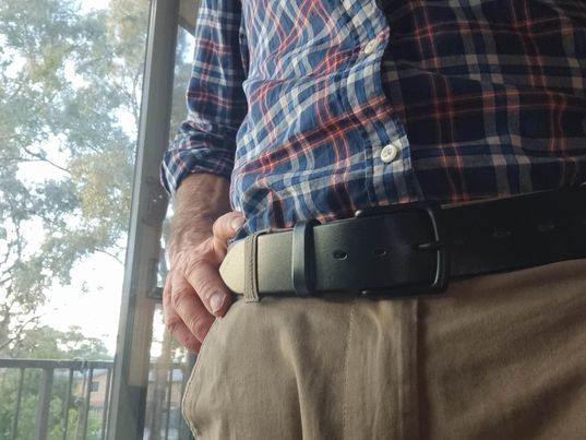Customer photo review of The "Lights out" belt