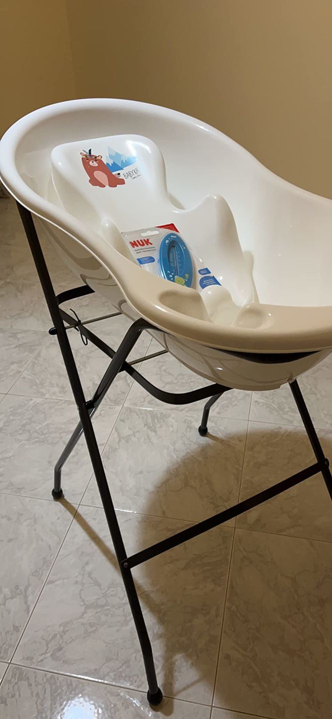Customer photo review of Babybadewanne mit Gestell -  5 Teiliges Babyset
