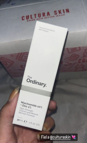 Customer photo review of Niacinamide 10% + Zinc 1% Oil Control Serum