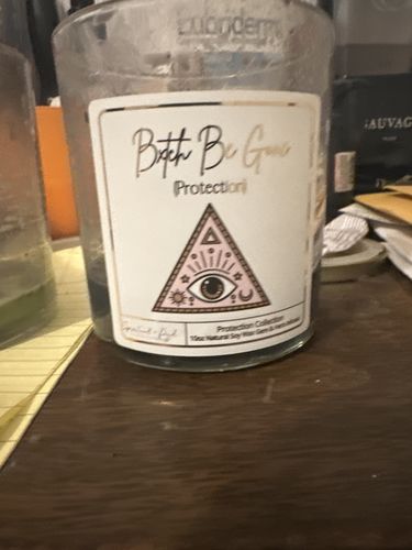 Customer photo review of Bxtch Be Gone • Protection Candle