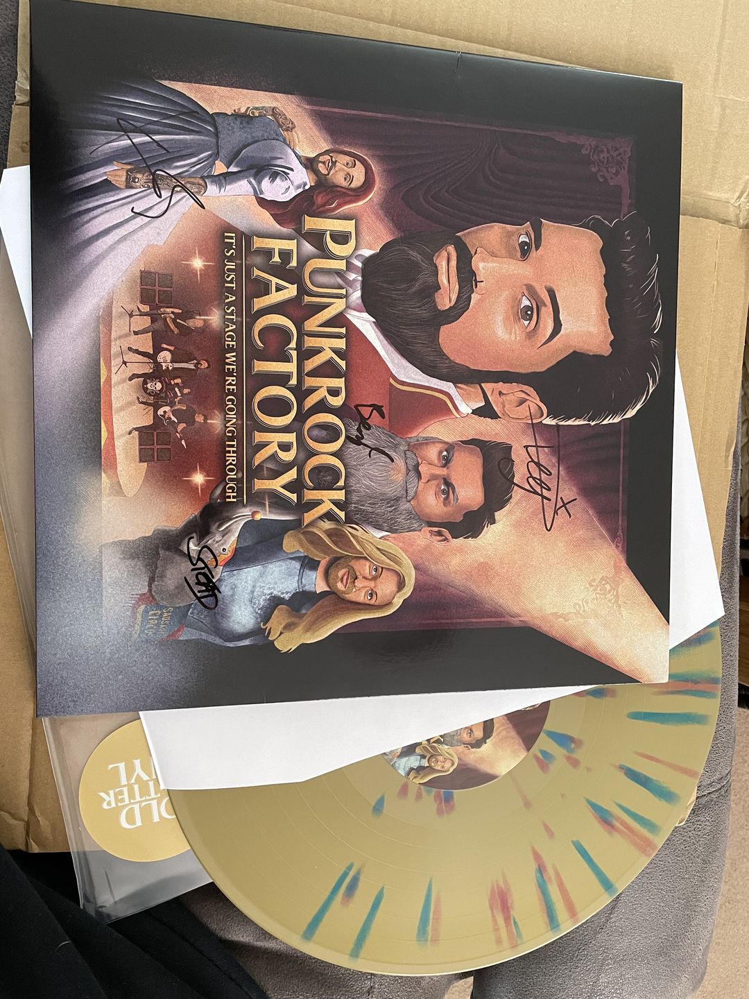 Customer photo review of It's Just a Stage We're Going Through Vinyl (Signed)